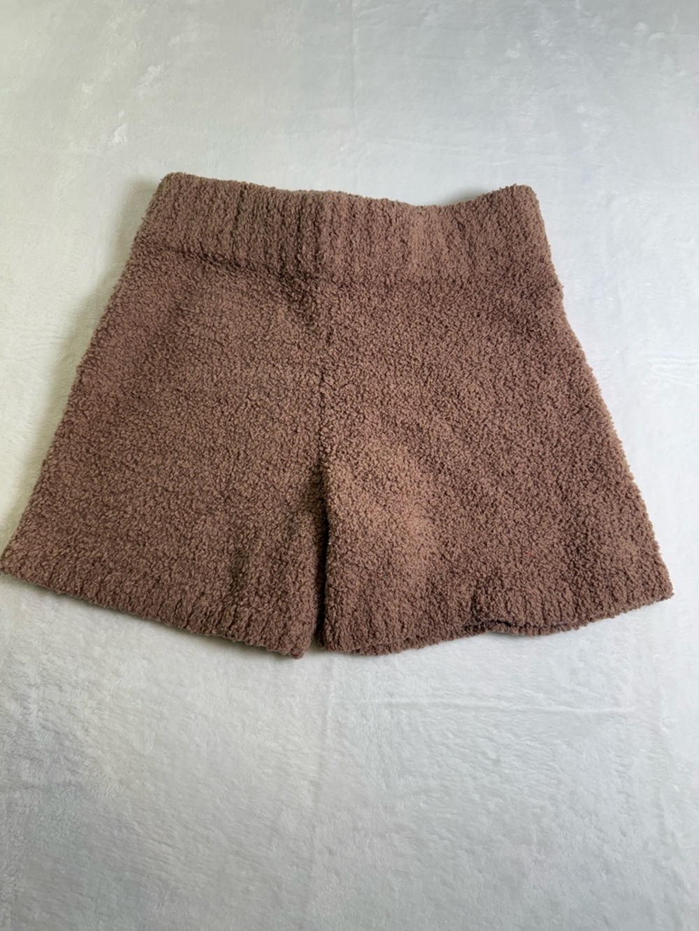 SKIMS Bouclé High Waisted Lounge Shorts - camel NWT